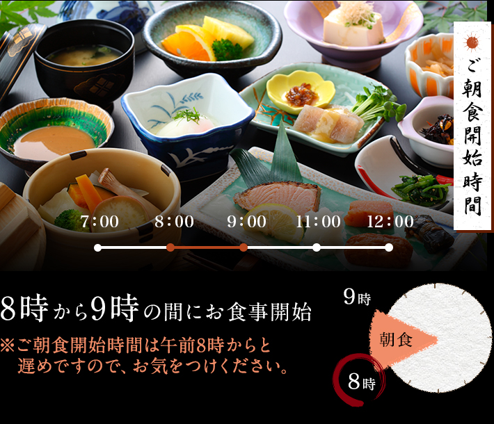 ご朝食開始時間